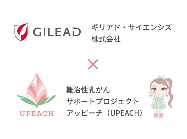 ギリアド・サイエンシズ株式会社 x 難治性乳がんサポートプロジェクトアッピーチ（UPEACH）